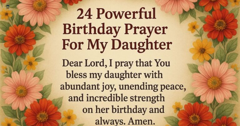 24 Powerful Birthday Prayer For My Daughter