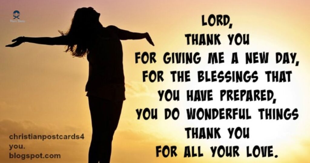 A Tuesday Morning Prayer of Thanks