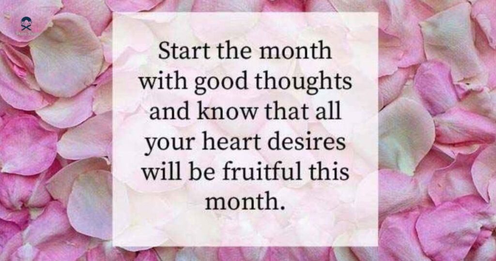 Inspirational & Motivational Happy New Month Quotes