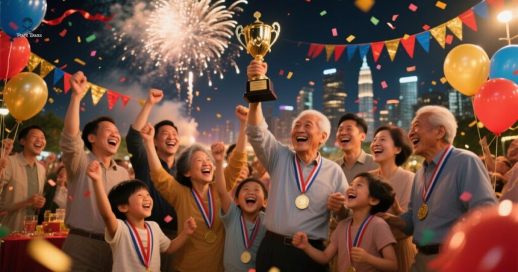Let generational celebration arise from this victory