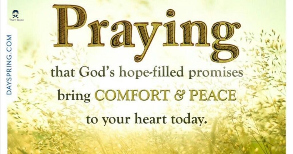 Prayer for Peace and Comfort