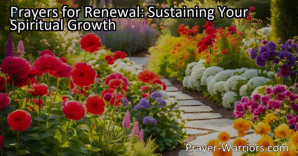 Prayer for Renewal of Faith at the Close of the Month