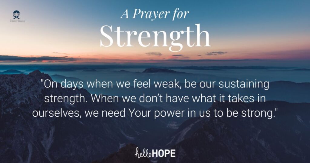Prayer for Strength to Finish the Month Well