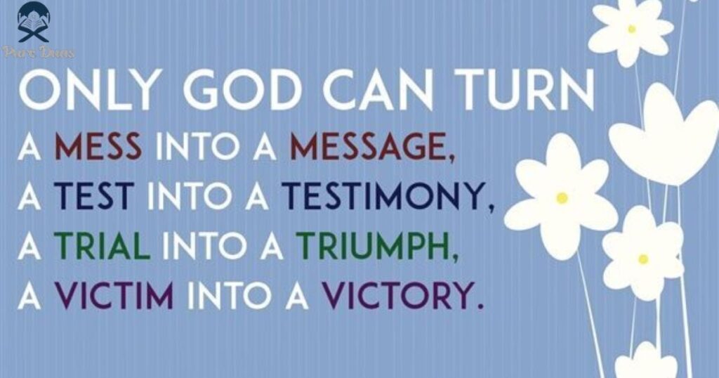 Turn every demonic trap into a testimony of victory