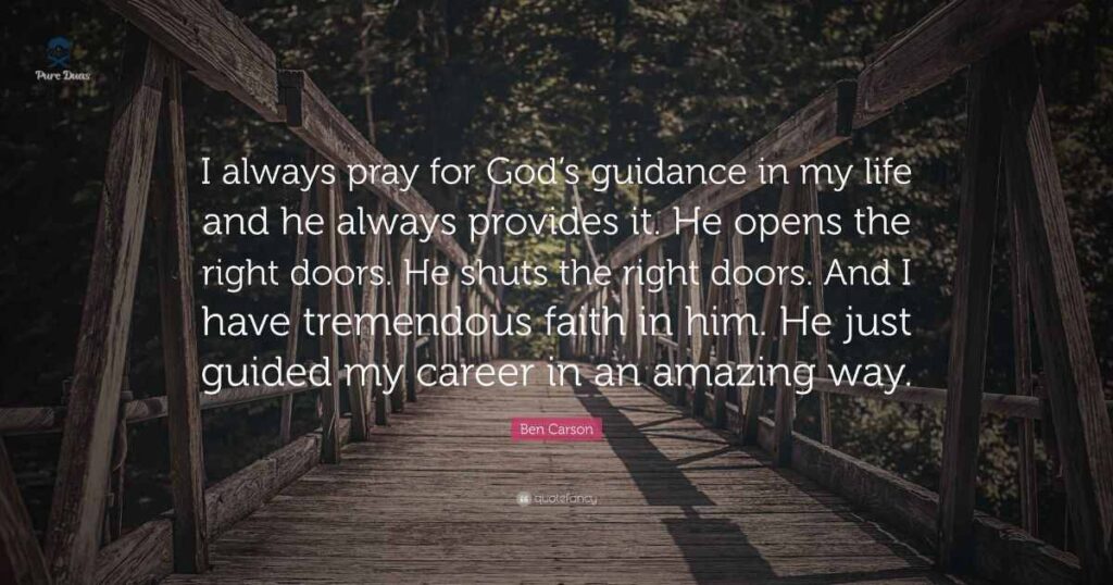 A Prayer for God's Guidance