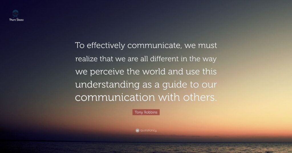 Communication and Understanding Prayer