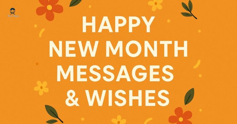 Happy New Month Messages & Wishes