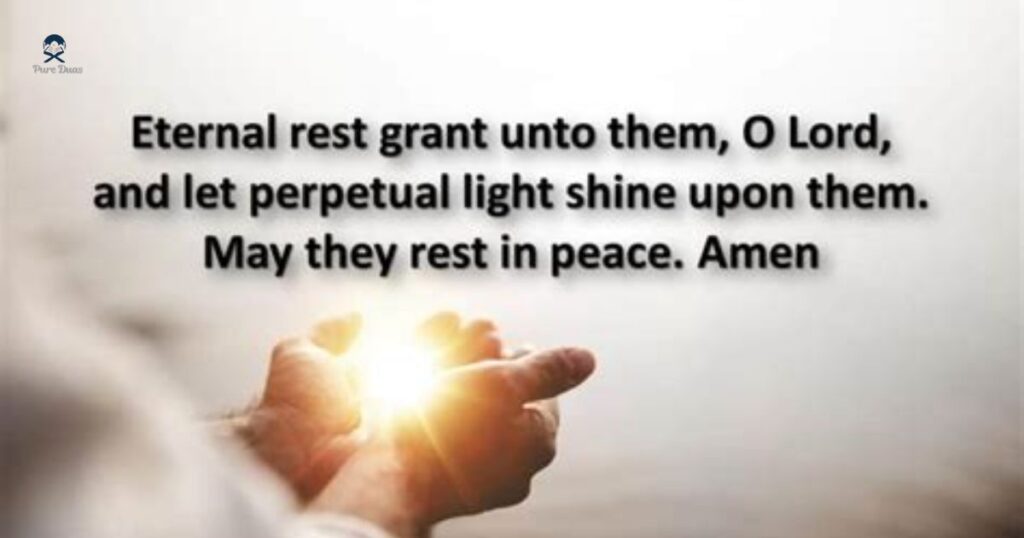 Prayer for Forgiveness and Eternal Rest