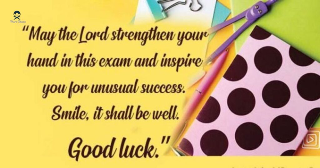 Prayer For Taking An Exam