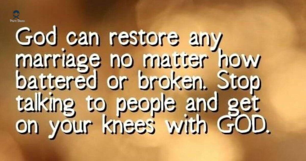 Prayer to Heal Broken Marriage