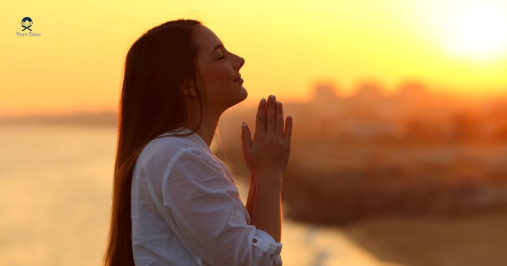 Promoting Bangs Saying Prayers over a Person
