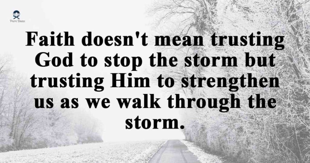So, what does it really mean to trust God?