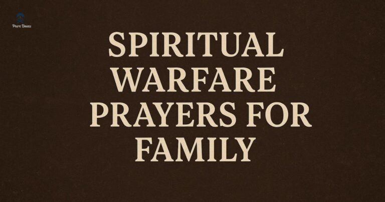 Spiritual Warfare Prayers For Family
