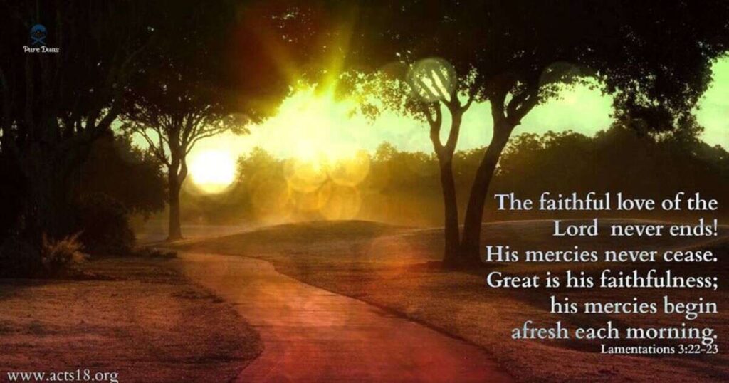Devotional Reflection: God’s Mercy Is New Each Morning