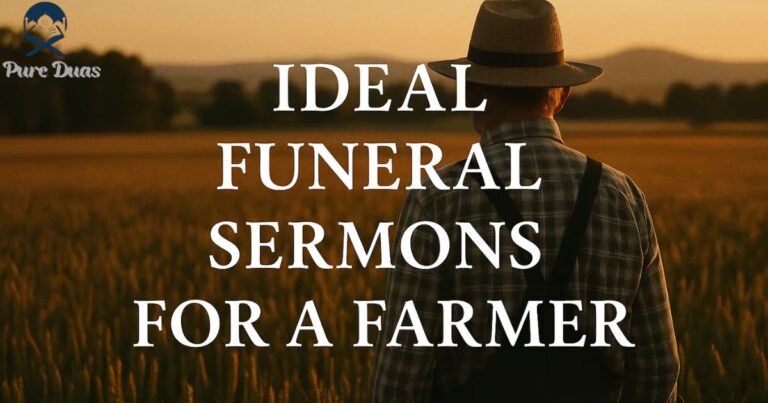 Find an Ideal Funeral Sermons for a Farmer