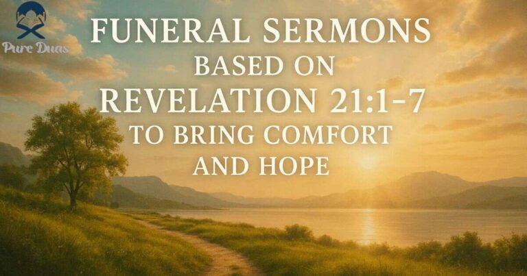 Funeral Sermons Based On Revelation 21:1-7 to Bring Comfort and Hope