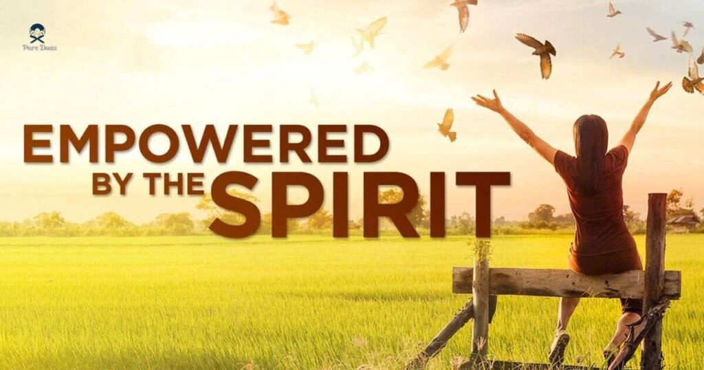 It is contentment by The Holy Spirit that empowers us.