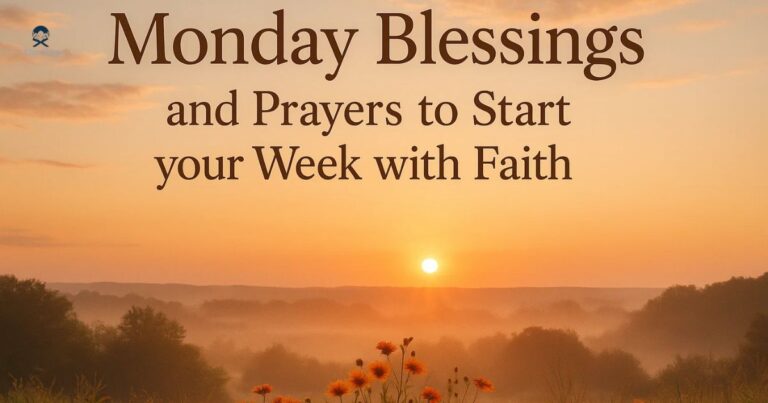 Monday Blessings and Prayers to Start your Week with Faith