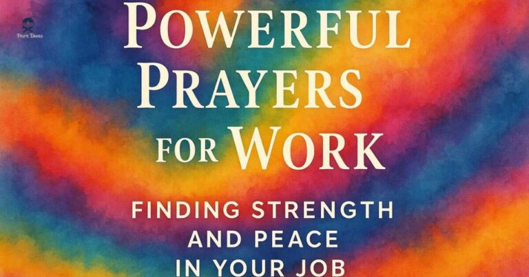 Powerful Prayers for Work: Finding Strength and Peace in Your Job