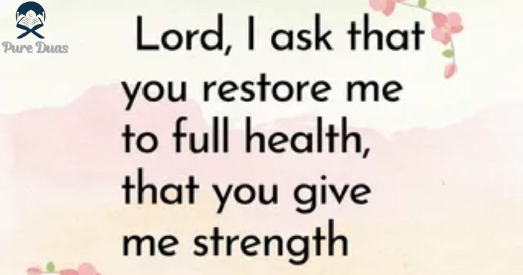 Prayer Points for Health & Strength