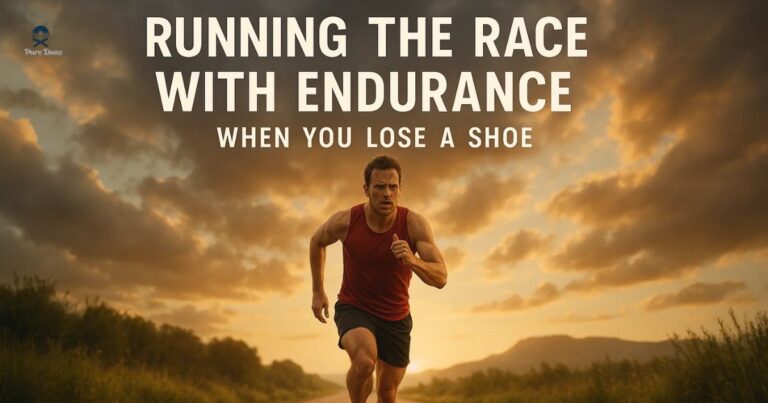 Running the Race with Endurance when you lose a shoe