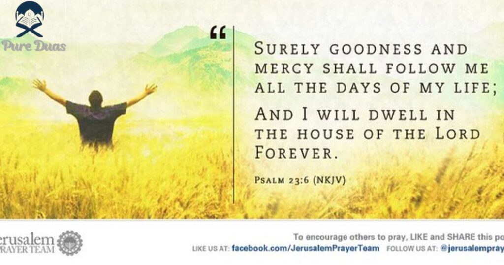 Sermon Outline Five: Goodness and Mercy Shall Follow Me - The Promise of God's Presence