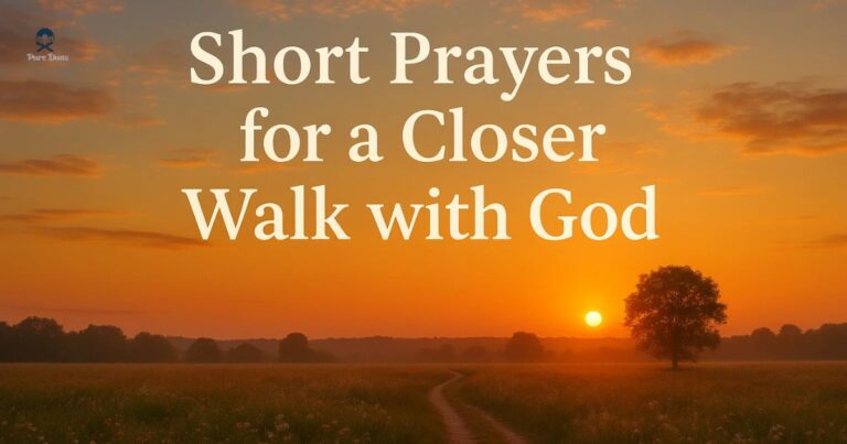 Short Prayers for a Closer Walk with God