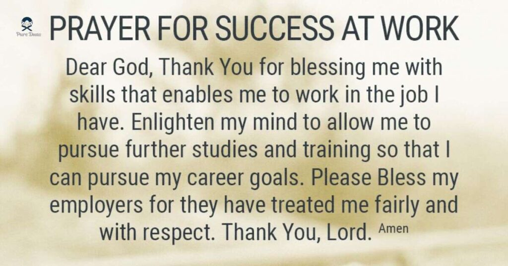 Take Prayer to Work This Week