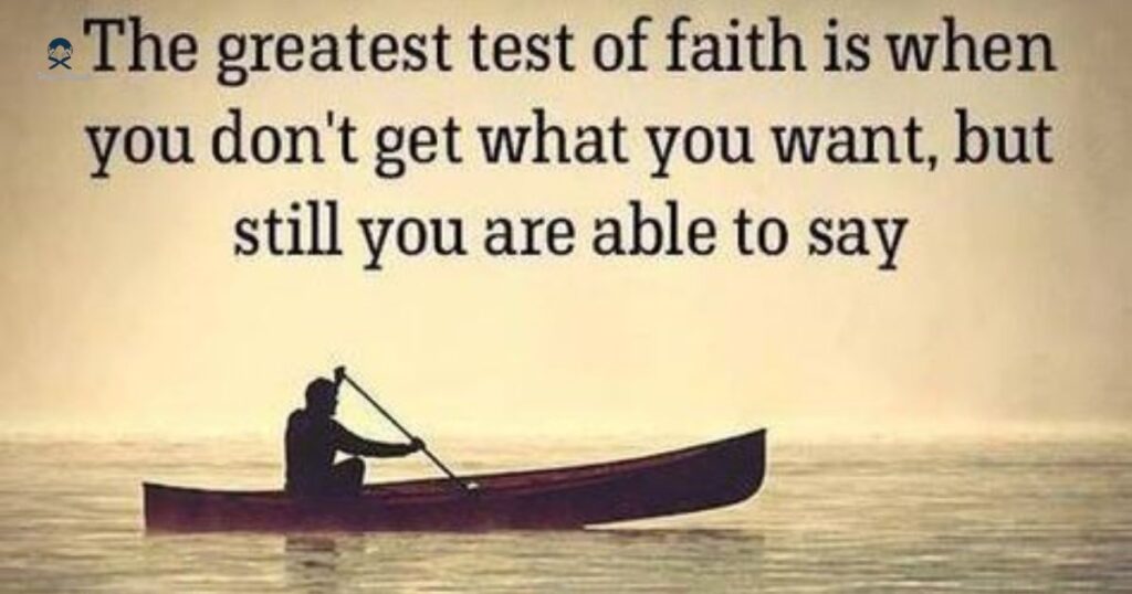 The Greatest Test of Faith