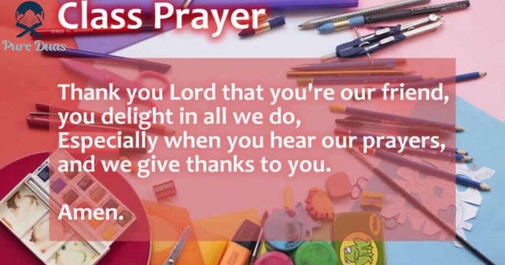 Thematic Prayer After Class