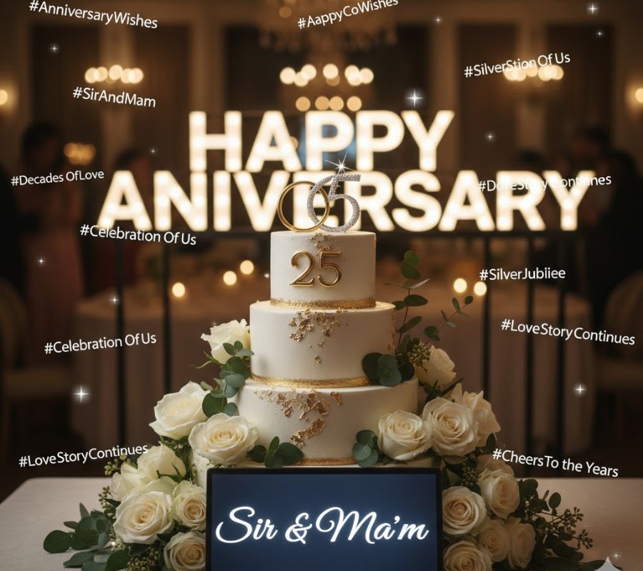Anniversary Wishes for Sir and Mam Hashtags