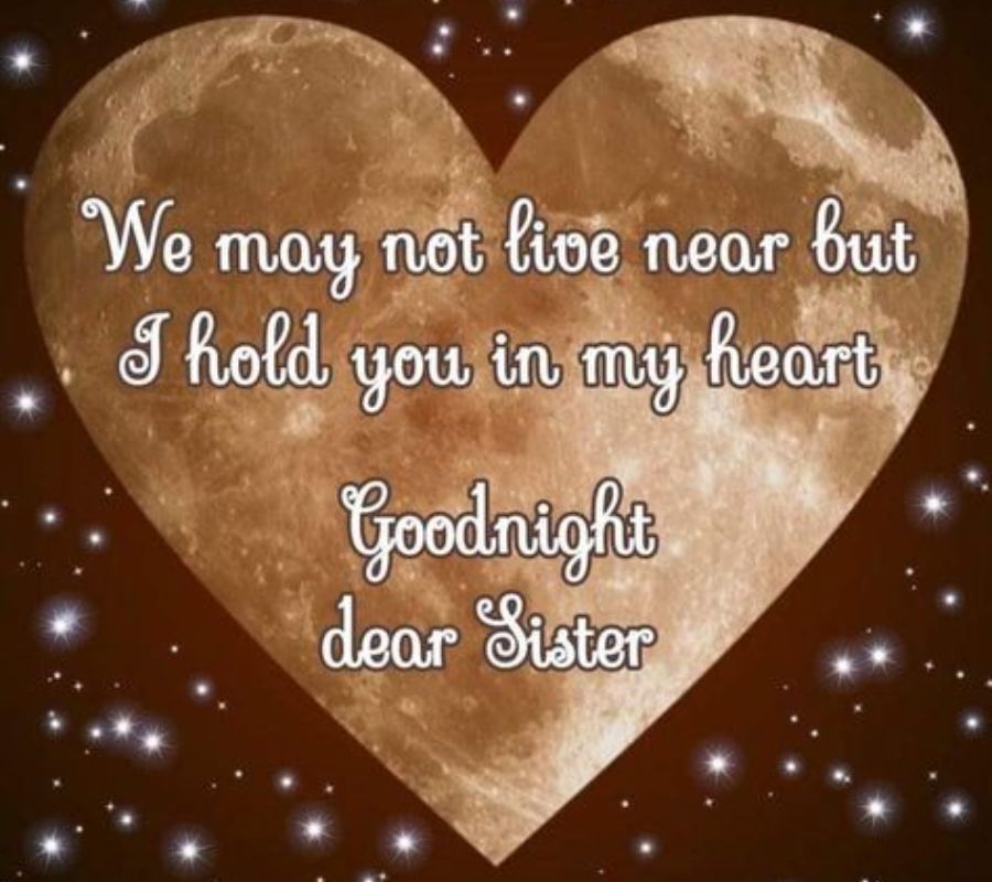 Good Night Messages for a Sister Far Away