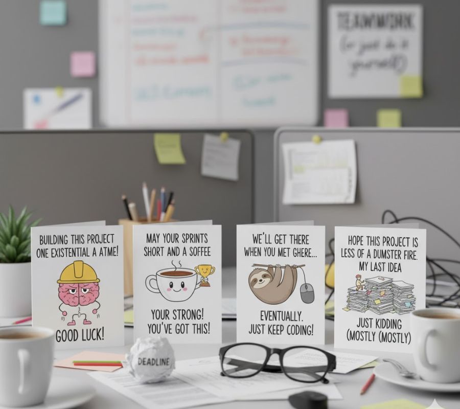 Humorous Messages for Work Projects