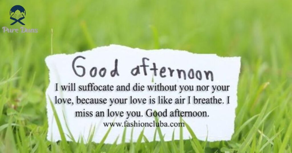 Romantic Good Afternoon Messages to Make Her Smile