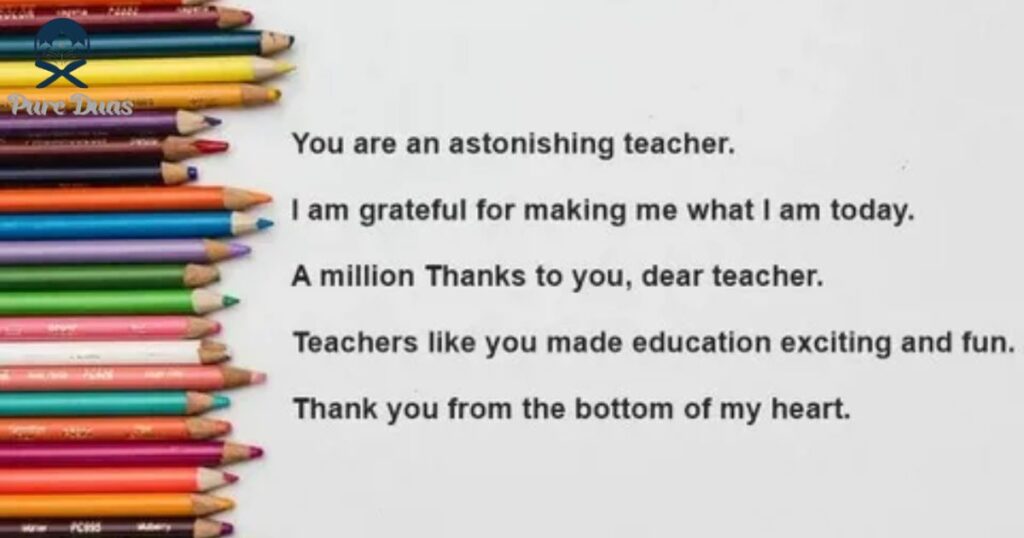 Short Thank You Messages to Students from Teachers