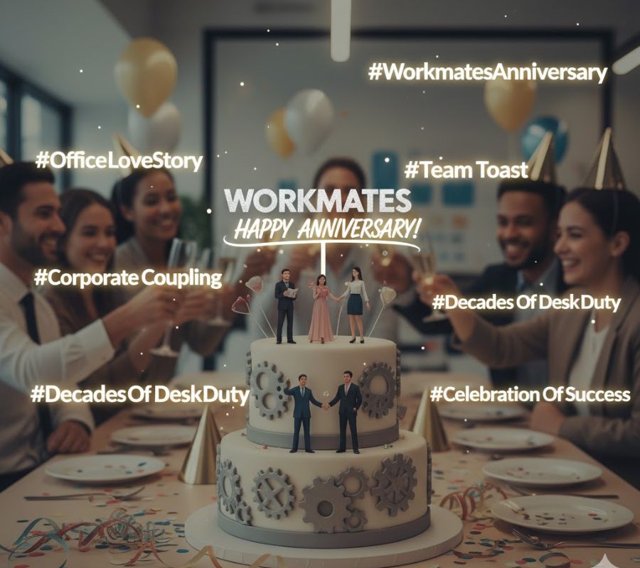 Workmates Anniversary Blessings