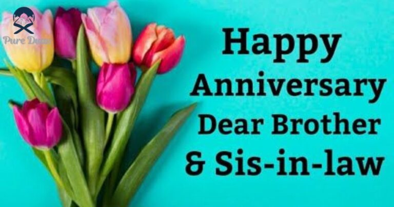 50+ Anniversary Wishes for Sister and Brother-in-Law That Touch Hearts