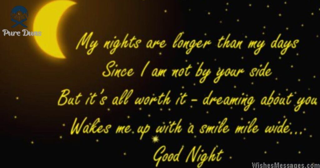 Long Good Night Messages for a Female Friend