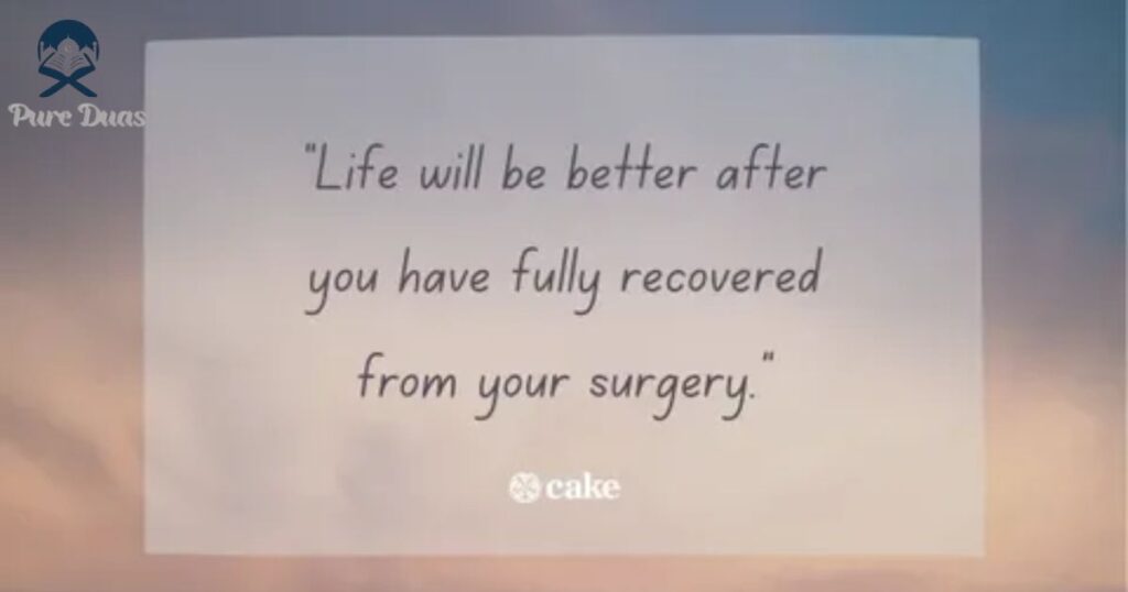 Short Words of Encouragement Before Surgery